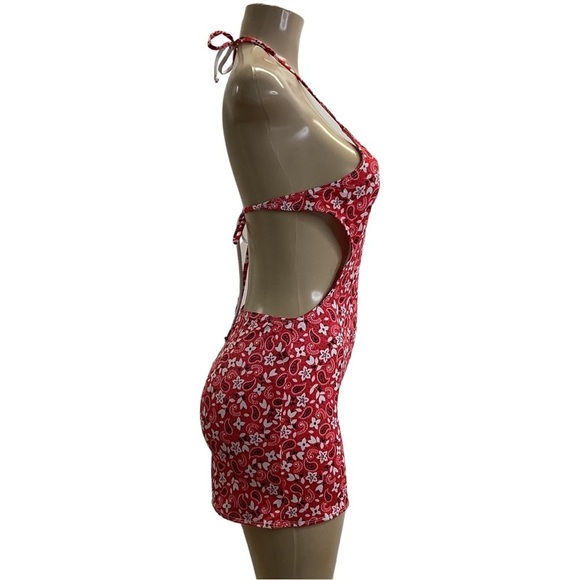 Indecent Proposal by Zuliana mini dress with cut out design and halter tie - Picture 2 of 3